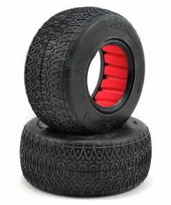 AKA Chain Link Wide Short Course Tires (2) (Clay)