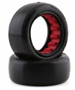 AKA Slicks 2.2" Front 2WD Buggy Tires (2) (Clay)