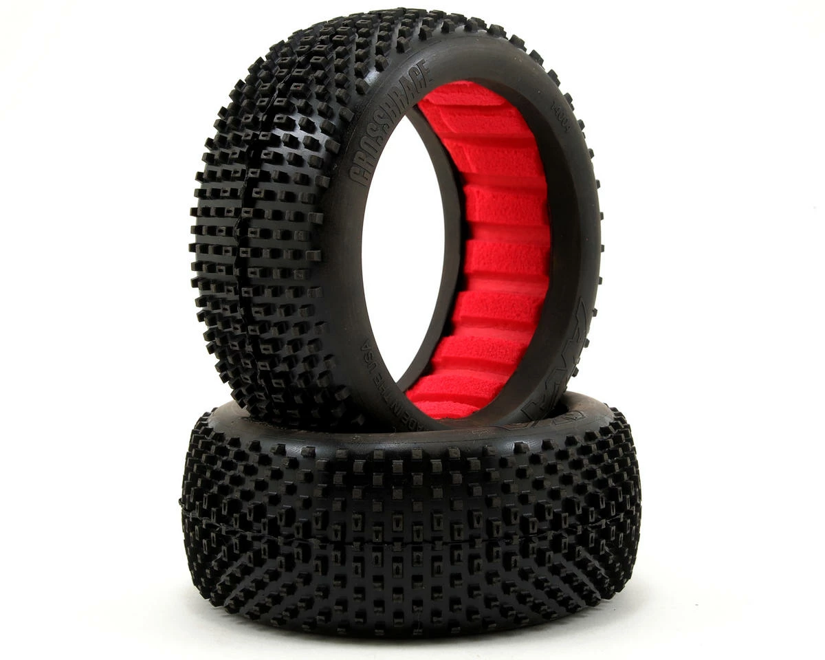 AKA Cross Brace 1/8 Buggy Tires (2) (Soft - Long Wear)