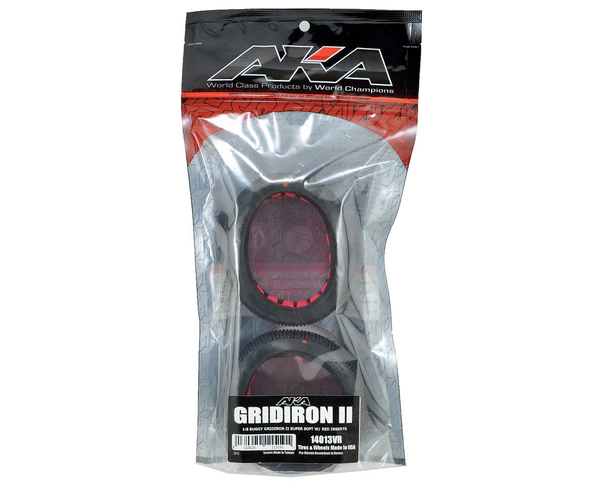 AKA Gridiron II 1/8 Buggy Tires (2) (Super Soft) - Image 2