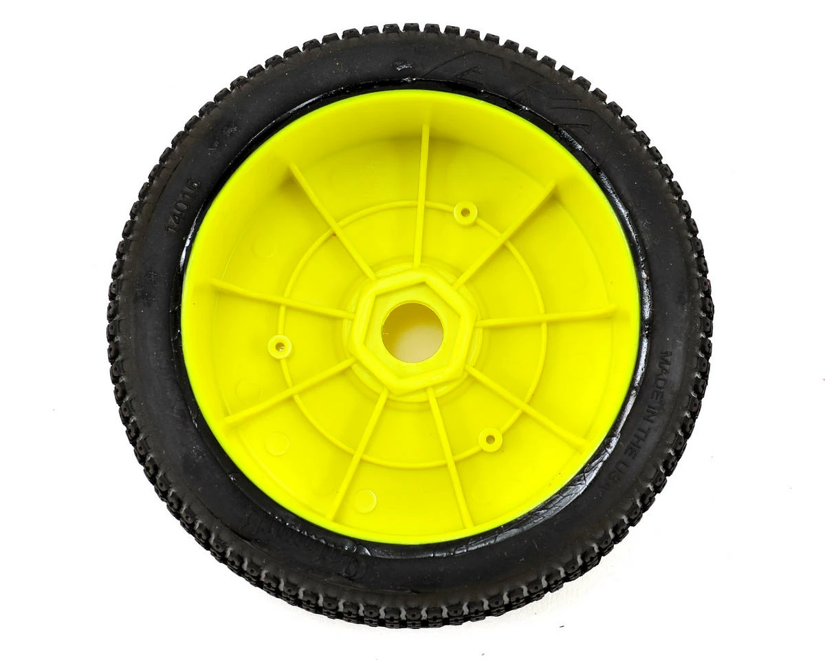 AKA Catapult 1/8 Buggy Pre-Mounted Tires (2) (Yellow) (Soft - Long Wear) - Image 2