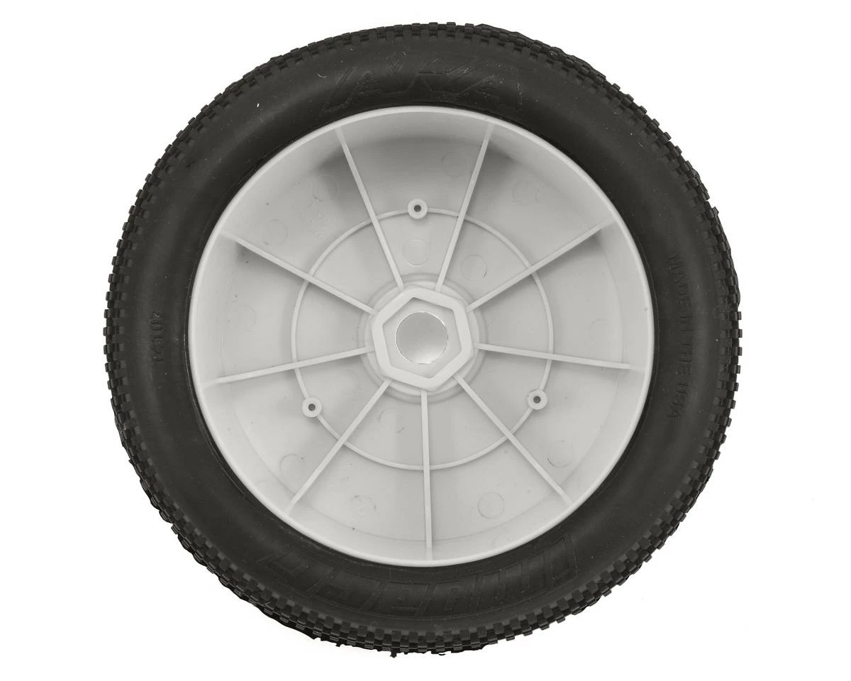 AKA EVO Impact 1/8 Truggy Pre-Mounted Tires (2) (White) (Soft - Long Wear) - Image 2