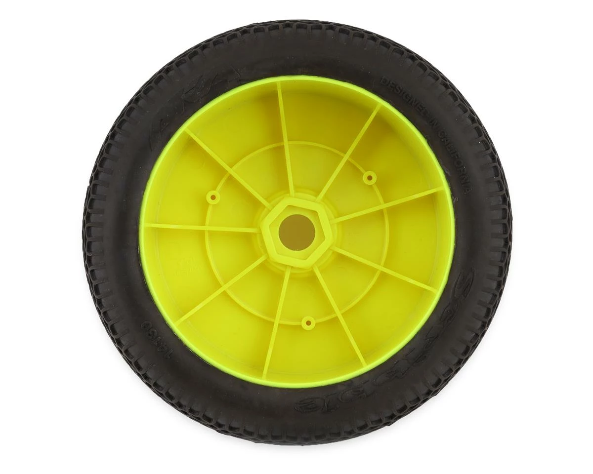 AKA EVO Scribble 1/8 Truggy Pre-Mounted Tires (2) (Yellow) (Super Soft - Long Wear) 4 AKA EVO Scribble 1/8 Truggy Pre-Mounted Tires (2) (Yellow) (Super Soft - Long Wear) - Image 2