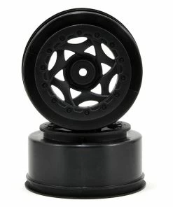 AKA 12mm Hex Cyclone Short Course Wheels (Black) (2) (22SCT/TEN-SCTE/SCT410)