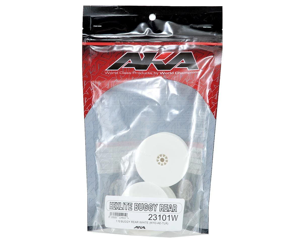 AKA 12mm Hex "HEXlite" 2.2 Rear Wheels (2) (B6/22/RB6/ZX6) (White) - Image 2