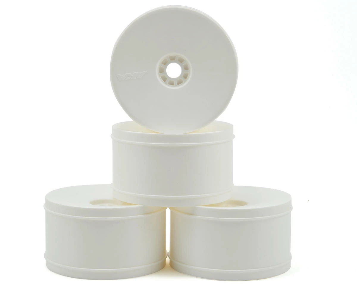 AKA EVO 1/8 Truggy Standard Offset Wheels (4) (White)