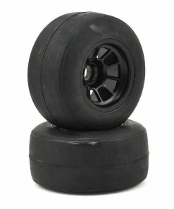 AM Arrowmax F1 Front Pre-Mounted Rubber Tires (2) (Medium)