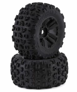 Arrma DBoots "Copperhead2 Mt" Pre-Mounted Tire (Black) (2) W/24mm Hex