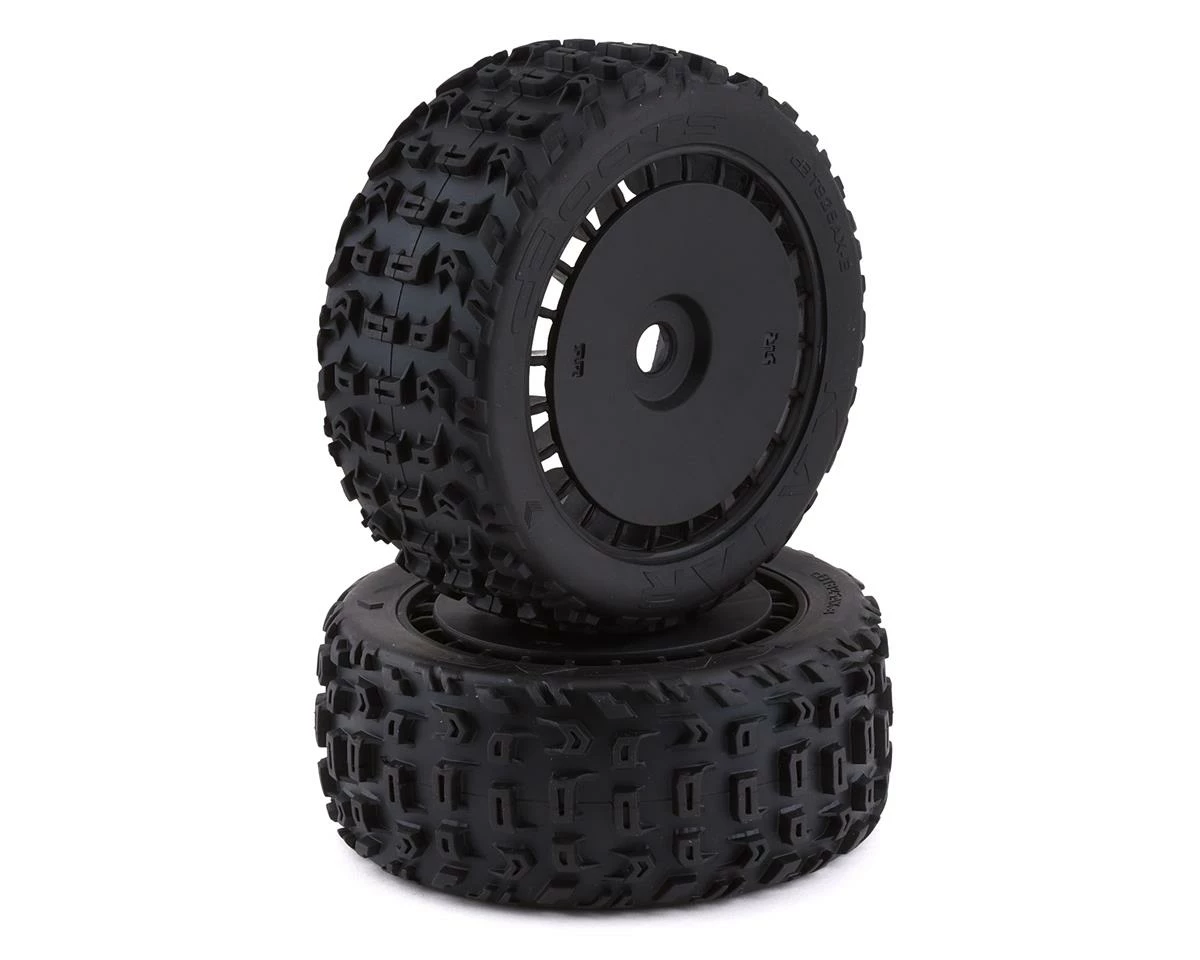 Arrma DBoots Katar T Belted Pre-mounted Tires W/17mm Hex (Black) (2)