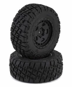 Team Associated Pro4 SC10 Pre-Mounted Off-Road Tires W/Fifteen52 Wheels (Black)