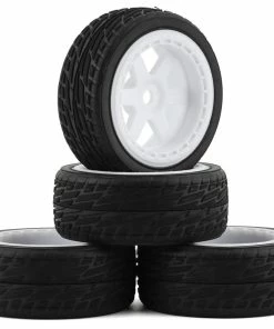 Team Associated Hoonitruck Pre-Mounted Touring Car Tires W/12mm Hex