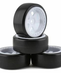 Team Associated Hoonitruck Pre-Mounted Drift Tires & Wheels (4) W/12mm Hex