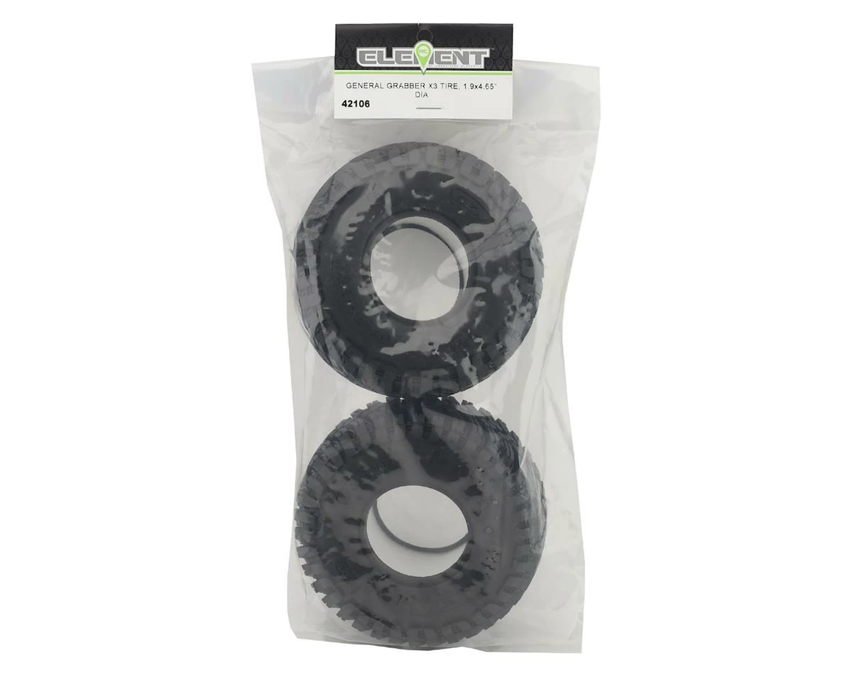 Element RC General Grabber X3 1.9" Tires (2) (Soft) - Image 2