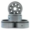 Element RC Duro 1.9” The Ocho Beadlock Crawler Wheels (Silver)