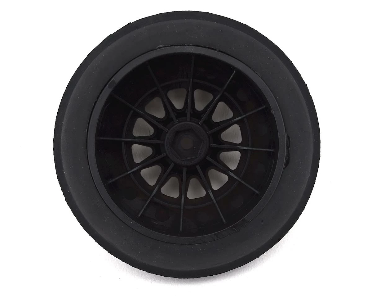 Team Associated Sand Ribbed Pre-Mounted Front Tires W/Method Wheels (Black) - Image 2