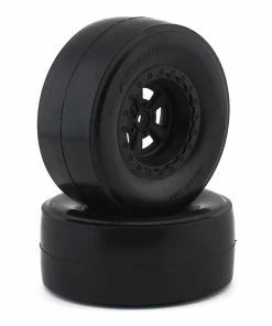 Team Associated DR10 Rear Pre-Mounted Drag Racing Slick Tires (2)