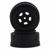 Team Associated DR10 Drag Racing Rear Wheels (Black) (2)
