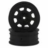 Team Associated SR10 Front Wheels (Black) (2)