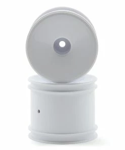 Team Associated 12mm Hex Stadium Truck Dish Wheel (2) (White)