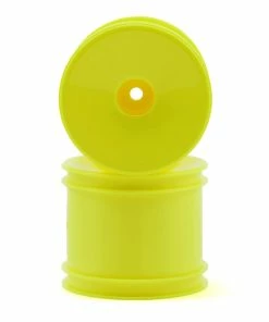 Team Associated 12mm Hex Stadium Truck Dish Wheel (2) (Yellow)