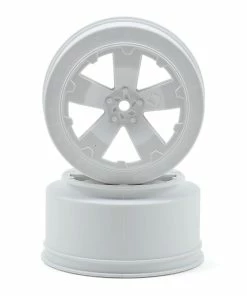 Avid RC 12mm Hex "Sabertooth" Short Course Wheels (White) (2) (22SCT/TEN-SCTE)