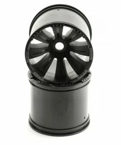 Axial 8 Spoke Oversize 1/8 Monster Truck Wheel (2) (Black)