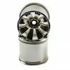 Axial 8 Spoke Oversize Monster Truck Wheel (2) (Chrome)