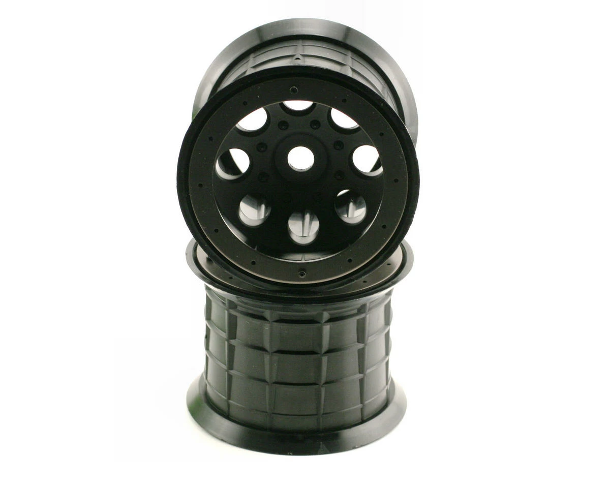 Axial 8 Hole Beadlock Monster Truck Wheel (2) (Black) 3 Axial 8 Hole Beadlock Monster Truck Wheel (2) (Black)
