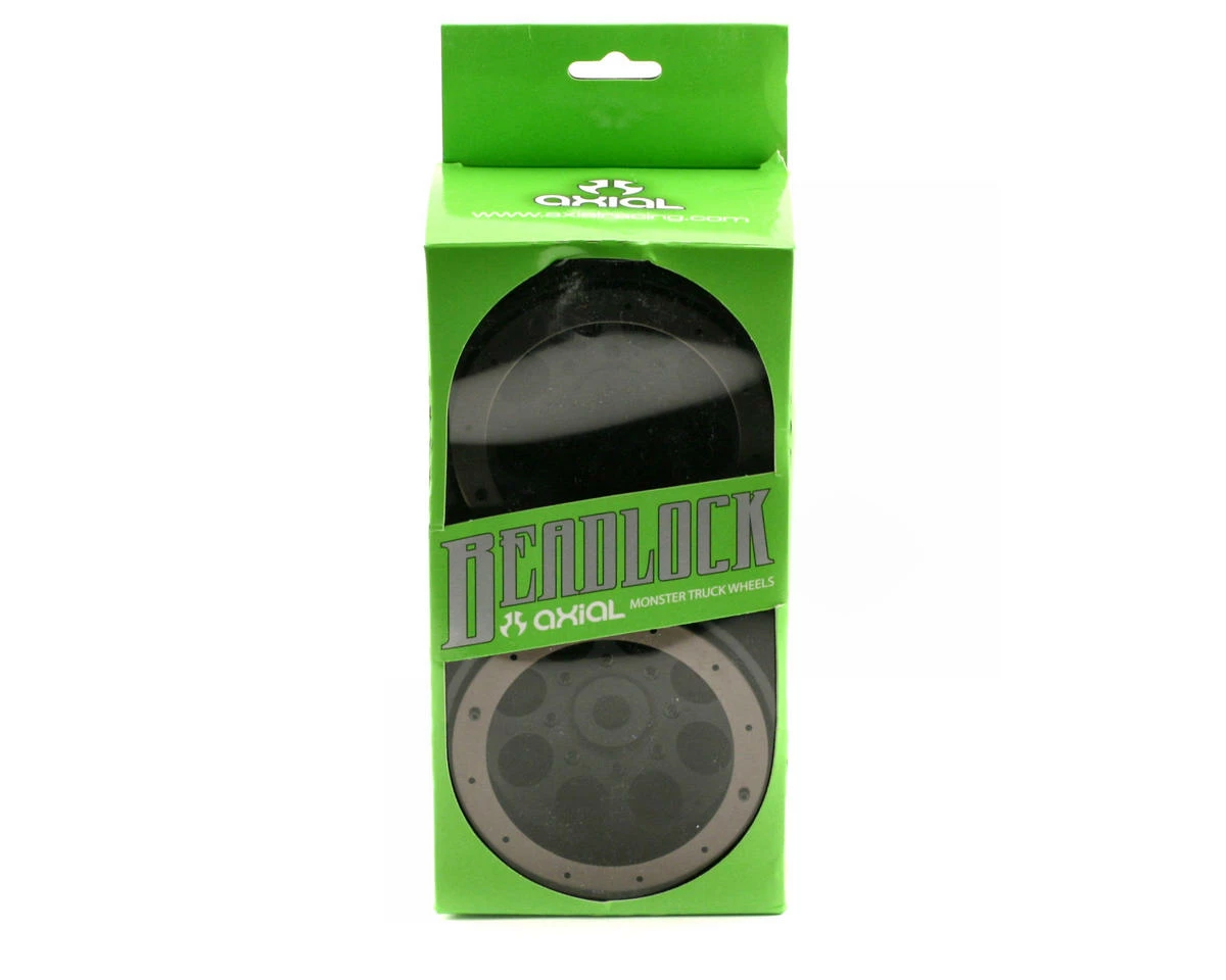 Axial 8 Hole Beadlock Monster Truck Wheel (2) (Black) 4 Axial 8 Hole Beadlock Monster Truck Wheel (2) (Black) - Image 2