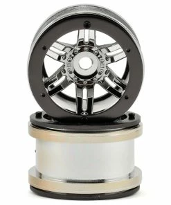 Axial Rockster 2.2 Beadlock Rock Crawler Wheels (2) (Chrome)