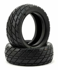 Custom Works Sticker Dirt Oval Front Tires (2) (HB)