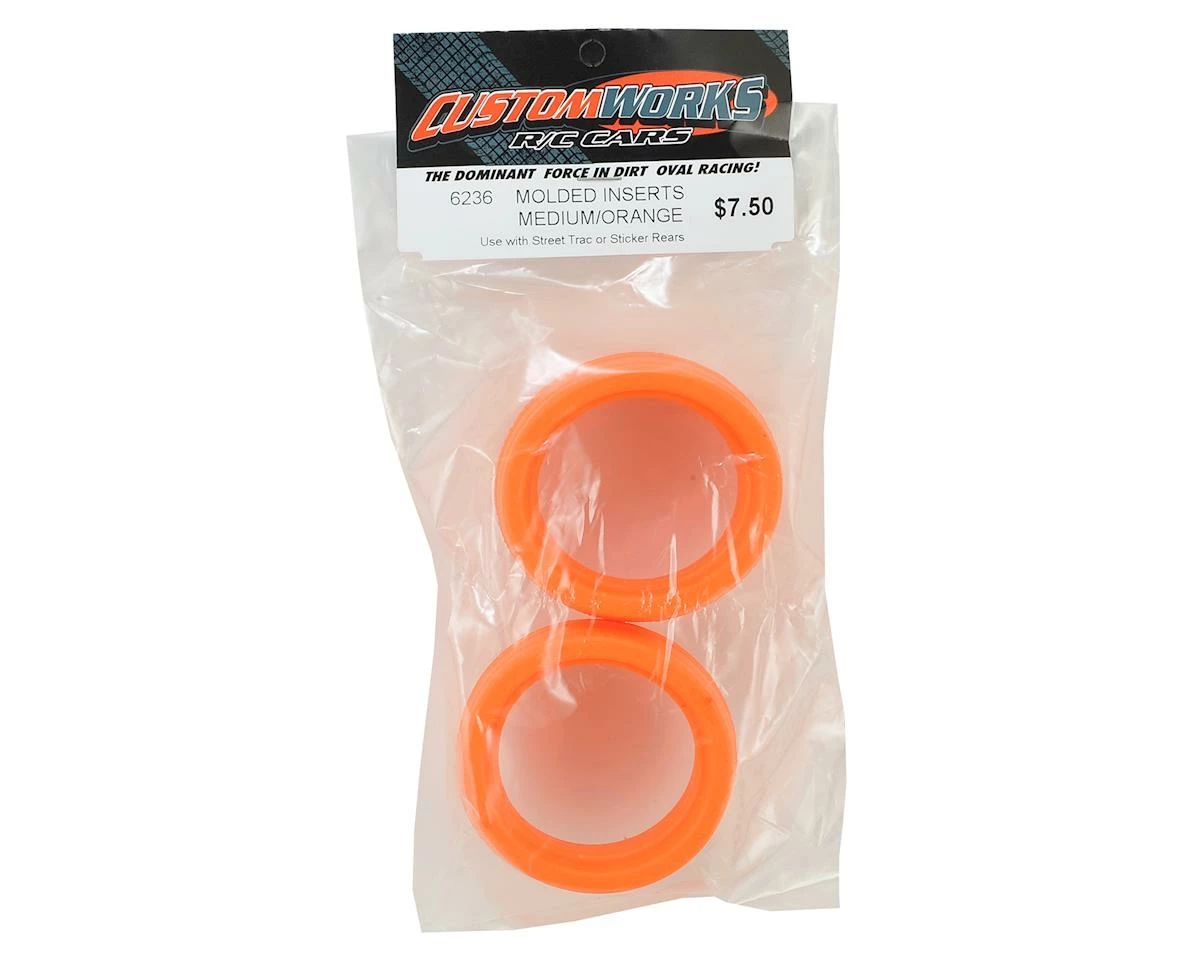 Custom Works Rear Molded Insert (Medium/Orange) (2) 4 Custom Works Rear Molded Insert (Medium/Orange) (2) - Image 2