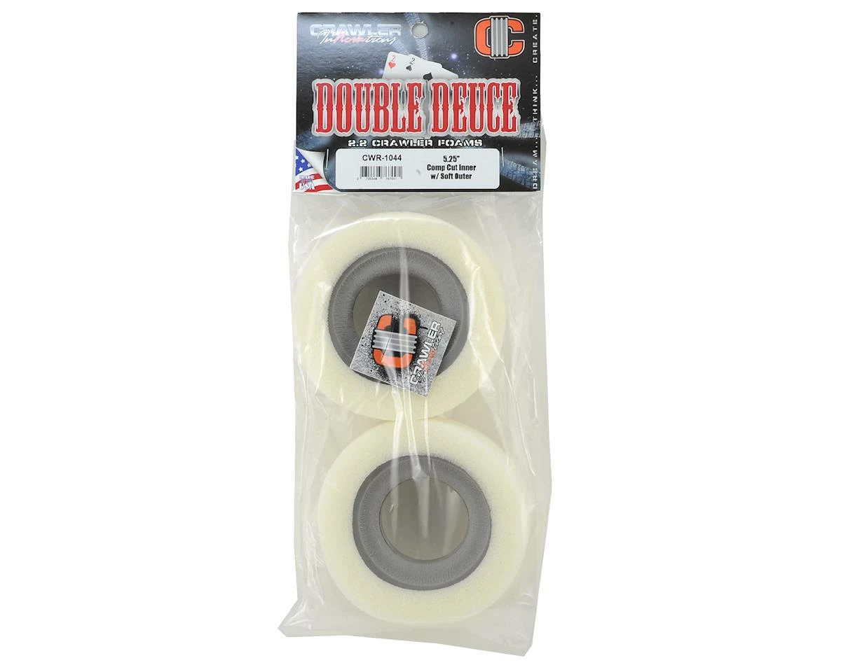 Crawler Innovations Double Deuce 5.25" 2.2 Crawler Foam W/Comp Cut Inner (2) (Soft Outer) - Image 2