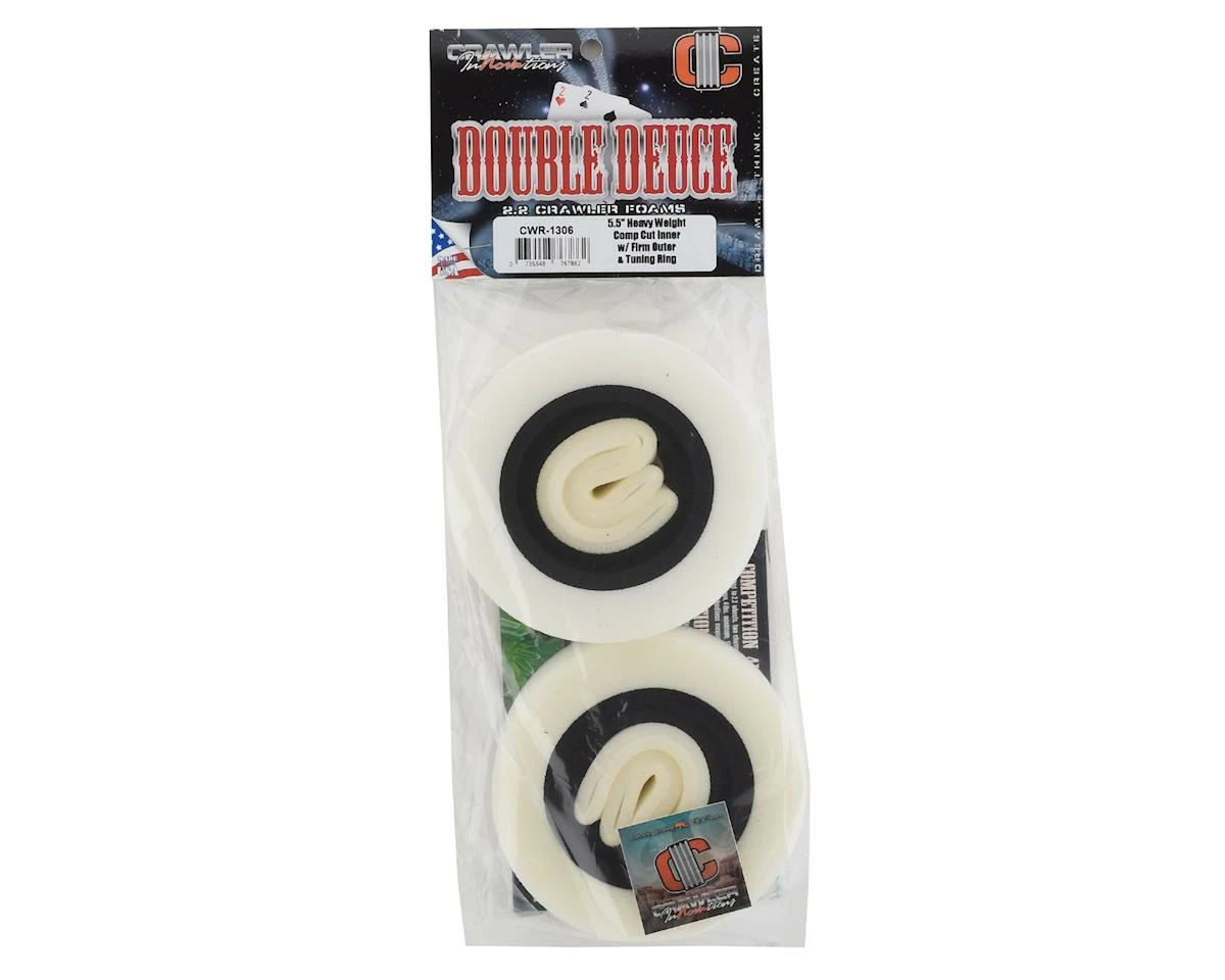 Crawler Innovations "Double Deuce 5.5" 2.2 Heavy Weight Crawler Foam W/Comp Cut Inner (2) (Firm Outer) - Image 2