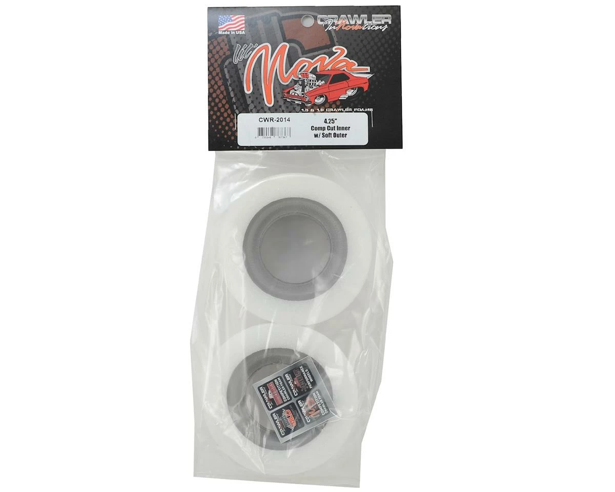 Crawler Innovations Lil Nova 4.25" Crawler Foam W/Comp Cut Inner (2) (Soft Outer) - Image 2