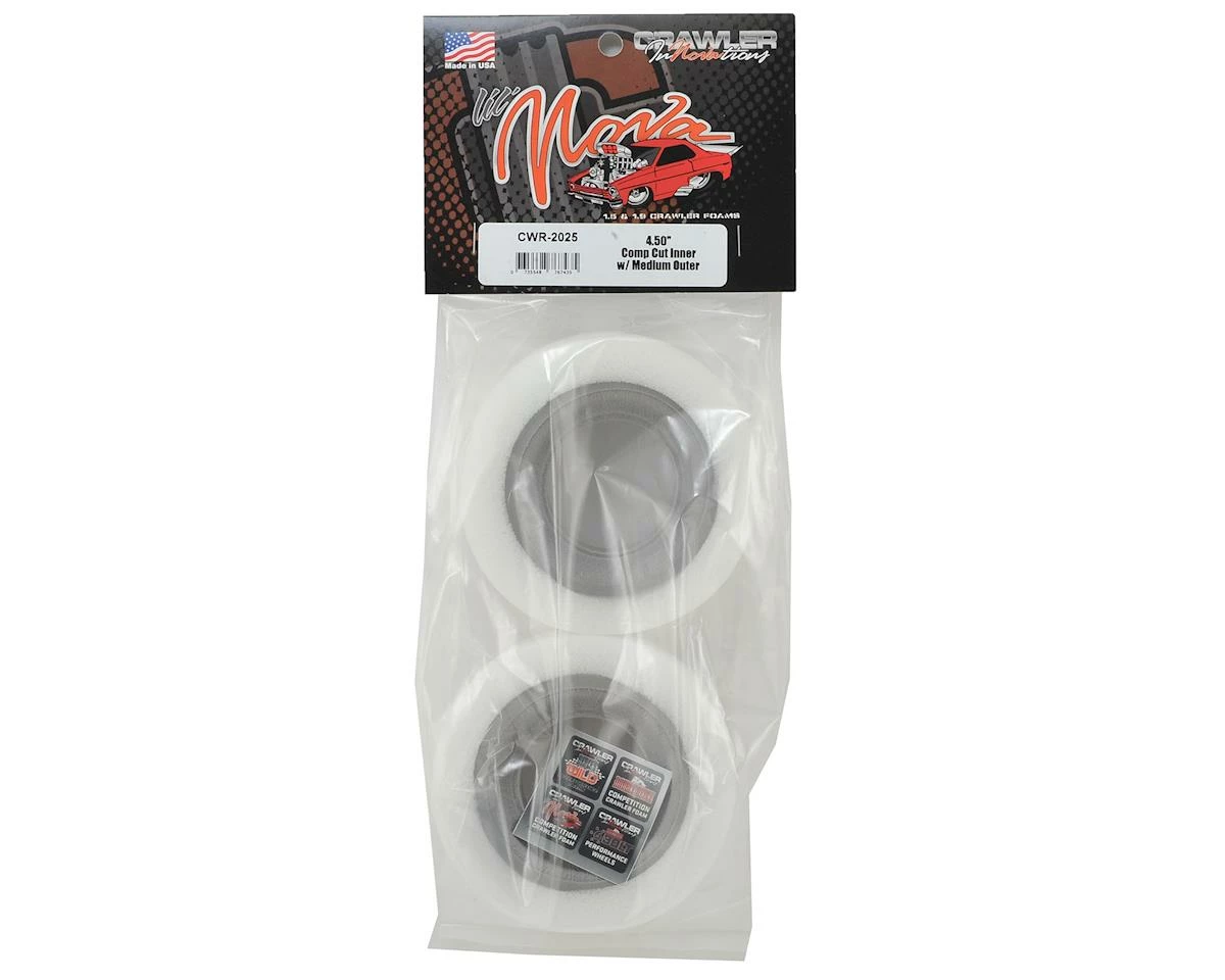 Crawler Innovations Lil Nova 4.50" Crawler Foam W/Comp Cut Inner (2) (Medium Outer) - Image 2