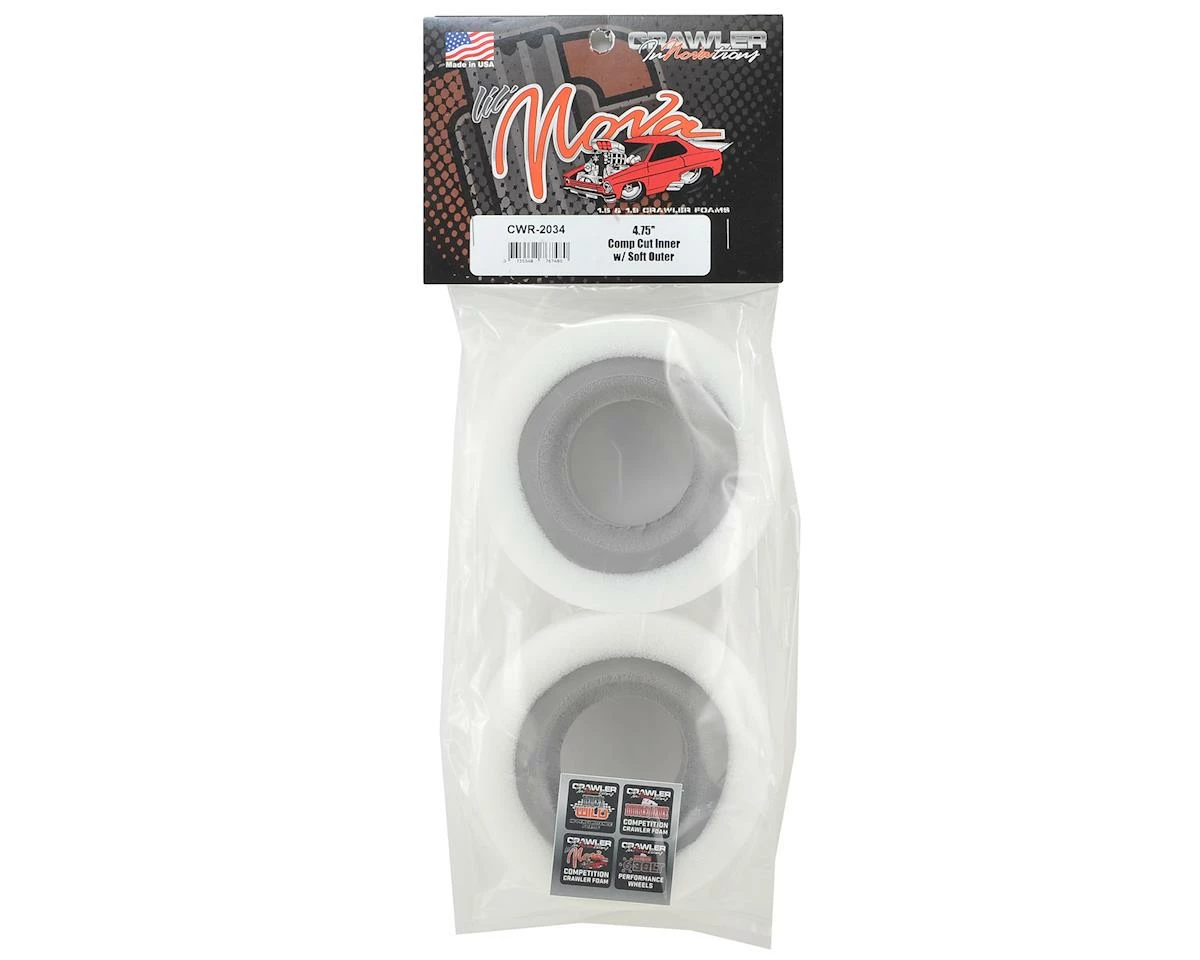 Crawler Innovations Lil Nova 4.75" Crawler Foam W/Comp Cut Inner (2) (Soft Outer) - Image 2