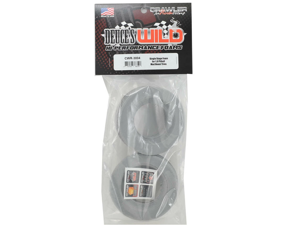 Crawler Innovations "Deuce's Wild" 1.9" Pit Bull Mad Beast Crawler Foam (2) - Image 2