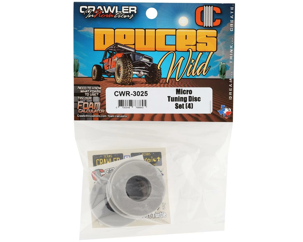 Crawler Innovations "Deuce's Wild" Micro Tuning Disc Set (4) - Image 2