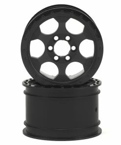 Crawler Innovations Double Deuce 6 Bolt 2.2 Crawler Wheel (Black) (2) (1.5 Wide)