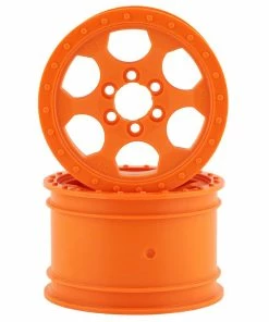 Crawler Innovations Double Deuce 6 Bolt 2.2 Crawler Wheel (Orange) (2) (1.5 Wide)