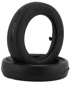 DE Racing Accelerator LP Low Profile Drag Racing Front Tires W/Inserts (Clay)