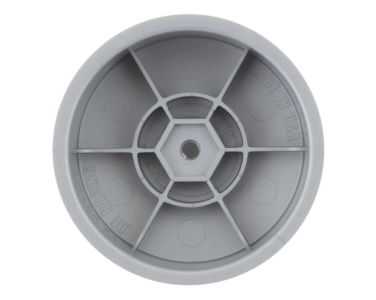 DE Racing 12mm Hex "Borrego" 2.2 1/10 Buggy Front Wheels (Silver) (4) (B6/RB6) - Image 2
