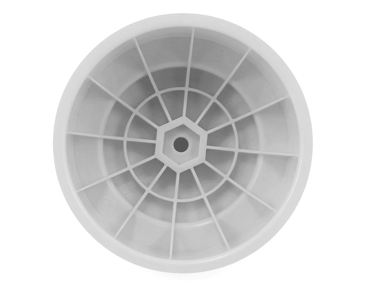 DE Racing 12mm Hex "Borrego" Short Course Wheels (White) (4) (SC6/Slash/Blitz) - Image 2
