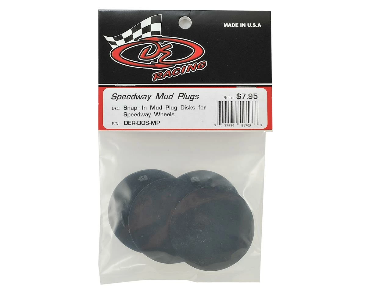 DE Racing Speedway SC Wheels Mud Plugs (4) - Image 2