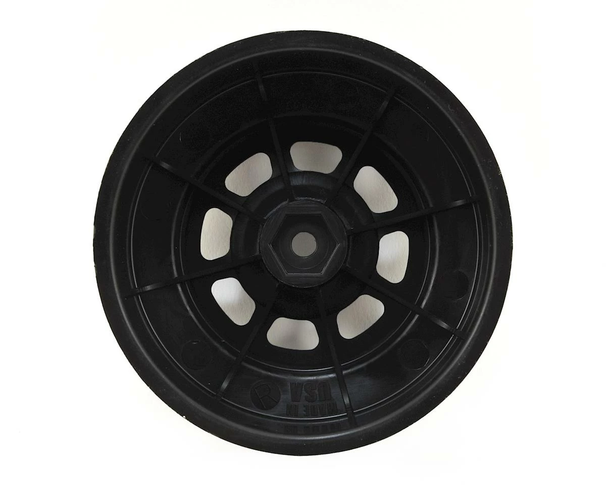 DE Racing Speedway Short Course Wheels (Black) (4) (21.5mm Backspace) (Slash Rear) W/12mm Hex - Image 2