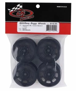 DE Racing Speedway Front Wheels (Black) (4) (Custom Works/B6) 7 DE Racing Speedway Front Wheels (Black) (4) (Custom Works/B6) -FireBrand RC Sales der dsb afb 2