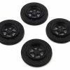 DE Racing Gambler Drag Racing Front Wheels (Black) W/12mm Hex