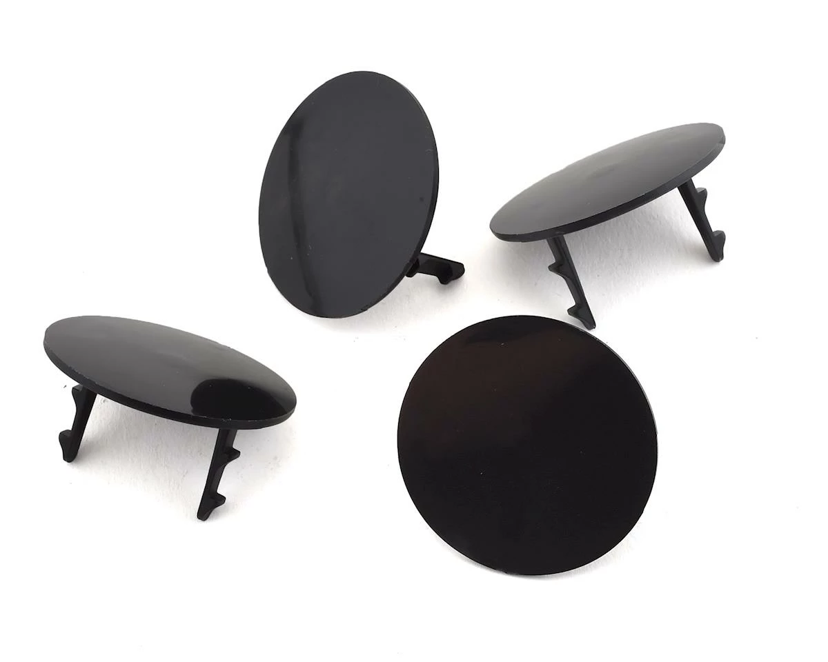 DE Racing Gambler Dirt Oval Mud Plugs (Black) (4)