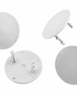 DE Racing Gambler Dirt Oval Mud Plugs (White) (4)